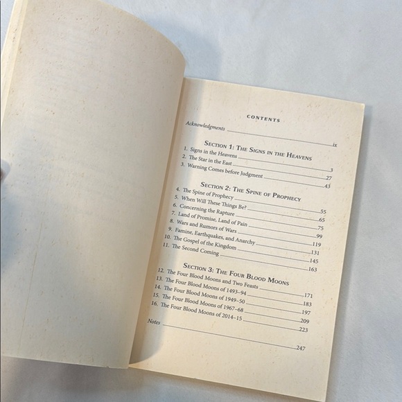 Four Blood Moons book by John Hagee, Religious Prophecy, Biblical Studies, used - Picture 7 of 11